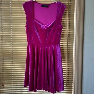 MINK PINK Velvet mini dress